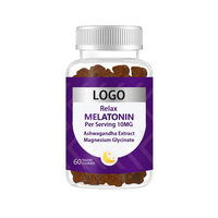 Gummies OEM de mélatonine et ashwagandha pour le sommeil – Antioxydants et vitamines pour adultes – Soulagent le stress et améliorent la qualité du sommeil