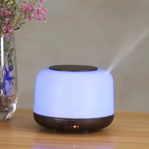 Diffuseur d'arômes JCSY-170, humidificateur ultrasonique 0,5L avec finition bois clair, pour usage domestique et commercial - Product Image 1