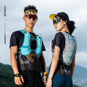 <span class=keywords><strong>AONIJIE</strong></span>-mochila para deportes al aire libre para hombre y mujer, bolsa de hidratación de alta calidad, 5L, para correr, ciclismo, color negro y rojo, C9107 - Product Image 1