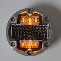 Reflector de Carretera LED Solar Impermeable IP68, Reflectores de Pavimento LED, Ojos de Gato, Reflector Solar para Carretera