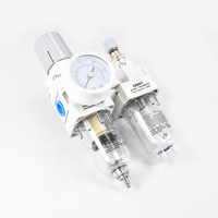 AC2010-02 Unités de séchage d'air, Régulateur, Lubrificateur, Filtre-régulateur, Filtre-régulateur pneumatique 1/4, Combinaison filtre-régulateur pneumatique
