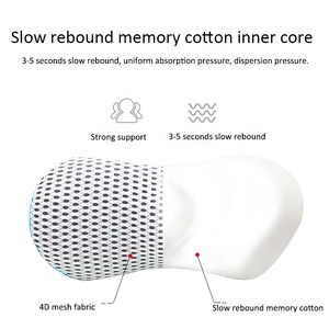 Coussin de voiture portable réglable en hauteur avec mousse à mémoire de forme 4D en maille respirante, écologique, amovible et lavable, pour le soutien lombaire et <span class=keywords><strong>sciatique</strong></span> - Product Image 5