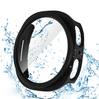 PC+Temperli Cam Saat Kılıfı 40mm 44mm Galaxy Watch9/8 Koruyucu Saat Kılıfı Samsung Watch9/8 Ekran Koruyucu Kapak