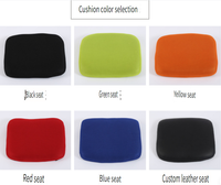 Vente en gros bon marché de chaise de bureau en maille Base métallique empilable sans bras Formation Réunion École Hôtel Salon Utilisation Tissu Acier