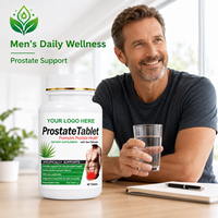 Erkekler İçin Prostat Sağlığı Tabletleri, Saw Palmetto Bitkisel Takviye Edici Gıda ile, 60 Adet