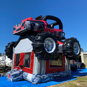 Château gonflable <span class=keywords><strong>de</strong></span> jeu <span class=keywords><strong>de</strong></span> course d'amusement commercial pour des enfants avec le parcours d'obstacles gonflable <span class=keywords><strong>de</strong></span> thème <span class=keywords><strong>de</strong></span> <span class=keywords><strong>voiture</strong></span> <span class=keywords><strong>de</strong></span> camion combiné <span class=keywords><strong>de</strong></span> toboggan - Product Image 2