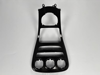 Pièces décoratives intérieures de console centrale en fibre de carbone brillante de haute qualité pour Mercedes Benz GLC300 GLC63S