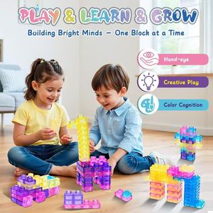 Botu Soft Squeeze Silicone Sensory Soft Building <b>Educational</b> <b>Toys</b> Squishy <b>Toy</b> Building Blocks Squishy Sensory Fidget <b>Toys</b> Sets - Product Image 5