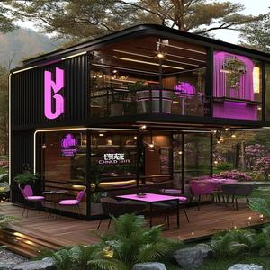 Villa mobile préfabriquée à faible coût Maison en conteneur à capsule spatiale pour immeuble de villégiature Bureau en acier supermarchés - Product Image 4