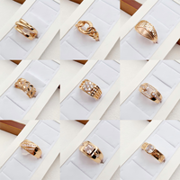 XUPING Trendige Hohle Breite Ringe mit Verschiedenen Designs Hochzeitsgeschenk Großbestellung Schmucklieferant Direktvertrieb ab Werk