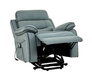 Fauteuil inclinable électrique avec fonction massage et chaleur, revêtement en tissu, pour personnes âgées et femmes enceintes - Product Image 3