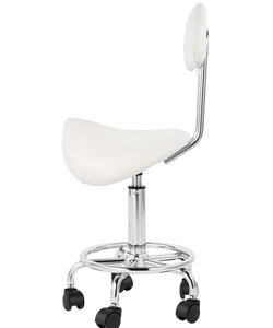 Venta al por mayor de sillas de salón blancas modernas de altura ajustable con cómodo respaldo para muebles de peluquería transfronterizos - Product Image 5