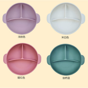 Ensemble d'alimentation pour bébé avec cuillère, fourchette, bol à ventouse et assiette ronde pour l'apprentissage des repas des enfants de 1 à 2 ans - Product Image 3