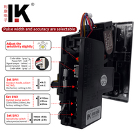 Accepteur de pièces de monnaie de style métallique à LED d'usine LK100M+ pour distributeur automatique, sélecteur de pièces électronique