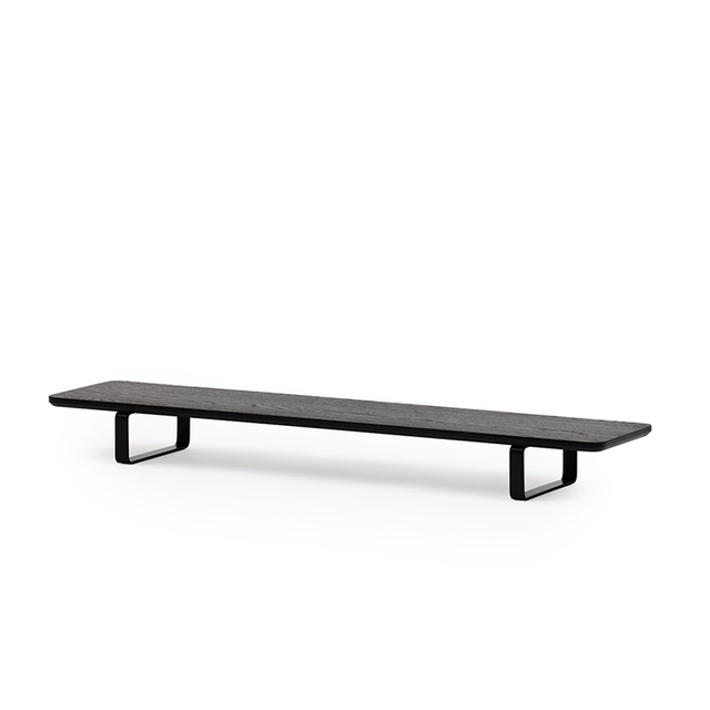 Modern TV Wood and Alloy Steel Stand Riser Desktop Holder for Home Furniture Living Room