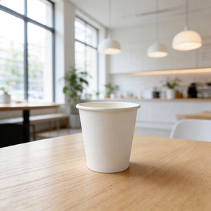 Premium White Paper <b>Cups</b> Single Wall <b>Disposable</b> Custom Printing Hot Drink Use - Product Image 4