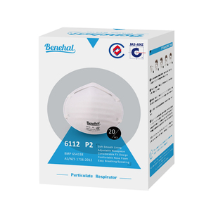 AS/NZS <span class=keywords><strong>P2</strong></span> Respirateur jetable <span class=keywords><strong>Demi</strong></span>-<span class=keywords><strong>masque</strong></span> anti-poussière personnel avec cartouches réutilisables - Product Image 5