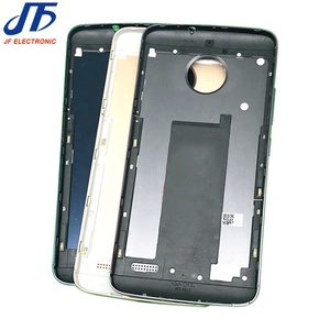 Teléfono Móvil carcasas volver cubierta de vidrio de la puerta de la batería para Motorola <span class=keywords><strong>moto</strong></span> E4 a E7 Plus jugar IR trasera cubierta - Product Image 2