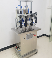 Machine de remplissage semi-automatique à haute vitesse et bas prix pour parfums et liquides, idéale pour les boissons et les produits chimiques, avec moteur haute précision 99,9%