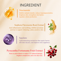 Sérum facial anti-âge et éclaircissant à la niacinamide et au fruit du dragon, bio, sur mesure OEM/ODM, avec acide hyaluronique, 30 ml, usage domestique