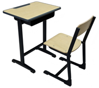 Fournisseurs de mobilier scolaire en bois pratique, ensemble table et chaise pour étudiants, table et chaise d'école pour les salles de classe