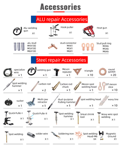 Réparation de carrosserie automobile / soudeuse par points et par goujons, tire-bosse en aluminium et en acier / soudeuse par points - Product Image 6