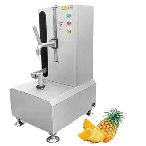 Alta qualidade automática mamão peeling máquina abacaxi descascador e slicer máquina para grande escala com melhor qualidade