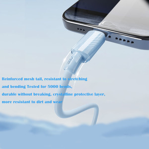 Câble USB Type-C Quatre Couleurs 1M 5A Charge Rapide 60W PVC pour Téléphones 15 16 Pro Max Câble de Données pour Écouteurs - Product Image 6