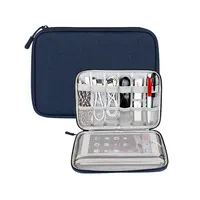 छोटे यात्रा इलेक्ट्रॉनिक्स केबल आयोजक बैग हार्ड ड्राइव केबल के लिए चार्जर बिजली बैंक आयोजक केबल मामले बैग