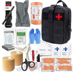 Trousse de premiers secours tactique, trousse de premiers secours d'extérieur, sac médical tactique, sac de pharmacie de voyage pour le camping et la randonnée - Product Image 1