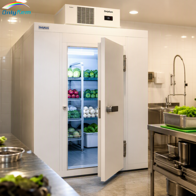 10x10x8 ft Commercial Walk in Freezer Cold Room Walk in Cooler with ETL and NSF Certification for US Commercial Food Storage