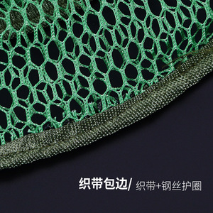 Panier à poissons pliable en nylon, maille fine, petite, moyenne et grande taille, filets de pêche d'extérieur - Product Image 5