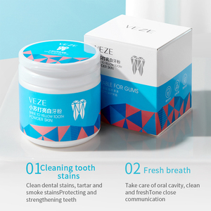 Poudre blanchissante pour les dents VEZE OEM ODM Private Label Nature, capacité 50g - Product Image 6