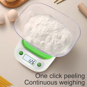 समृद्ध हॉट सेलिंग काटा 5 किलोग्राम एब्स प्लास्टिक इलेक्ट्रॉनिक डिजिटल रसोई स्केल उच्च सटीक स्वस्थ 5 किलोग्राम भोजन का वजन - Product Image 5