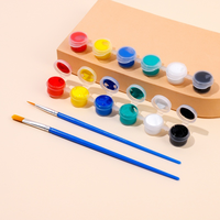 Bandes de peinture acrylique pour enfants, peinture DIY, gribouillage, 3 ml, 12 couleurs, 6 peintures consécutives