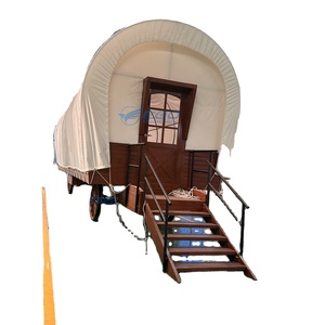 En gros, Chariot de tente extérieur en bois pour transport spécial de tentes de fête et de charrettes à chevaux - Product Image 1