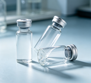 Mini Frascos de Vidrio para Exhibición con Superficie Metálica, Botellas Transparentes con Cuello Prensado y Tapas de Sellado Compuesto Plateadas - Product Image 3