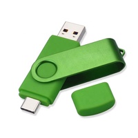 Grosir Pabrik 32GB 64GB 128GB 256GB 512GB 1TB Tipe C OTG USB Flash Drive untuk ponsel PenDrive