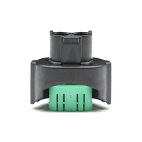 Conector Hembra Automotriz Impermeable de 2 Pines LIZONE DJ70255FA-3-21, Material PBT/Nylon Gris Oscuro, Conector para Auto de Fábrica