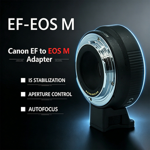 YEAH EF-EOSM อะแดปเตอร์เมาท์เลนส์ แหวนแปลงสำหรับ EF/EF-S เป็น EOS M, โฟกัสอัตโนมัติและ EXIF สำหรับแคนนอน M50/M5/M6/<span class=keywords><strong>M10</strong></span> - Product Image 5