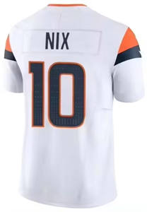 Neues Modell der dritten Generation 10 Bo Nix 2 Patrick Sultan-II 14 Court land Sutton 7 John Elway Nähen genähte Fußball trikots - Product Image 4