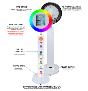 Cabina Fotografica Portatile di Alta Qualità con Luce ad Anello Rotante per Feste, Matrimoni, Eventi e Compleanni - Product Image 3