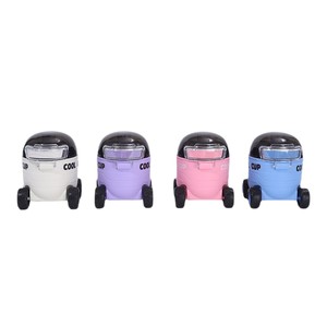 Nuevo Vaso de Plástico Creativo con Diseño de Coche Espacial de Dibujos Animados para Niños, Tapa Rebotable Portátil para Exteriores, Tubo de Succión, Cordón y Botella de Agua para Beber Directo - Product Image 6