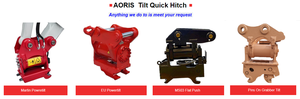 AORIS Powertilt Baggeranbaugerät MS03 Hydraulischer Neigungsschnellwechsler für 5-Tonnen-Bagger - Product Image 6