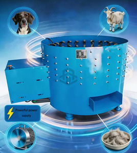 Máquina Desplumadora de Aves Comercial Circular con Revestimiento <span class=keywords><strong>Azul</strong></span> Antioxidante para Servicios de Catering y Mataderos - Product Image 2