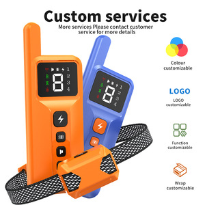 Collier intelligent télécommandé pour dressage de chien, équipement d'entraînement à choc électrique pour animaux de compagnie, noir, modèle individuel en ABS - Product Image 3