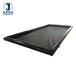 Tapis de rétention d'eau gonflable, imperméable, écologique, en PVC léger stabilisé aux UV, à tissage uni, pour lavage de voiture - Product Image 2