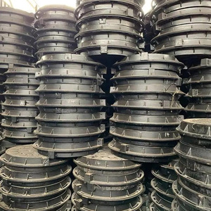 Couvercle de regard en fonte ductile rond et carré EN124, dimensions <span class=keywords><strong>300</strong></span>*<span class=keywords><strong>300</strong></span> 400*400, certifié CE, marque Hangxing, pour drainage des eaux pluviales - Product Image 5