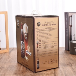 Hộp in ấn có thể tái chế carton sóng chai rượu vang vận chuyển Hộp rượu vang Hộp quà tặng bao bì - Product Image 2