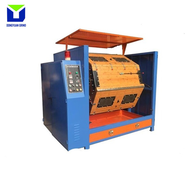 300L Drum Polishing Machine Centrifugal Rotating Barrel Polisher with Grinding Barrels